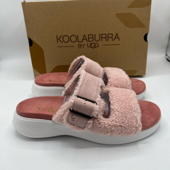 Koolaburra By Ugg Pasea Slide Pink Sandals Slides Women’s Size 8 - Picture 4 of 9